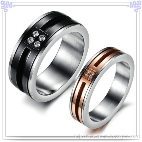 Fashion Jewelry Couple Jewellery Stainless Steel Ring (HR3611)